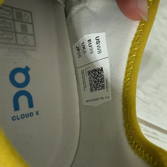 On Cloud X 3 AD Sneaker Ice Ultramarine Women's Size 8 - Picture 7 of 8